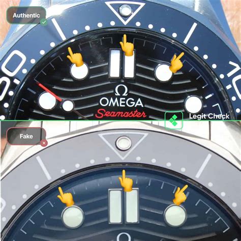 omega real vs fake